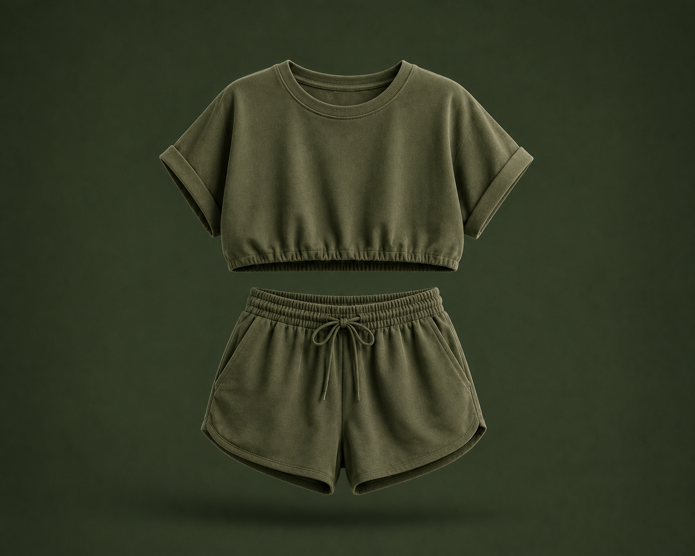 Crop Top and Shorts Co-Ord Set Manufacturer – Custom crop top and shorts co-ord sets wholesale by Eco Jersey