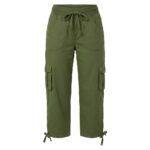 Cropped Cargo Pants | Stylish Relaxed Fit Utility Bottoms