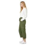 Cropped Cargo Pants | Stylish Relaxed Fit Utility Bottoms - Image 4