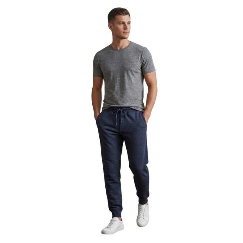Custom Fleece Joggers wearing