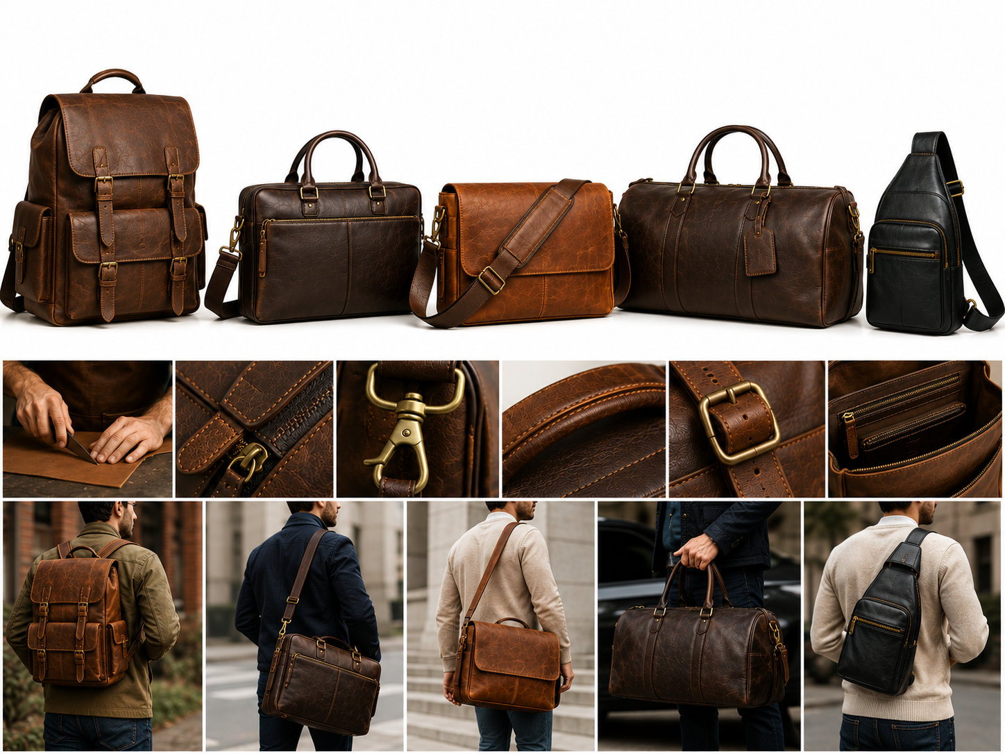 Custom Leather Bags Manufacturer – Premium custom leather bags wholesale manufacturing by Eco Jersey
