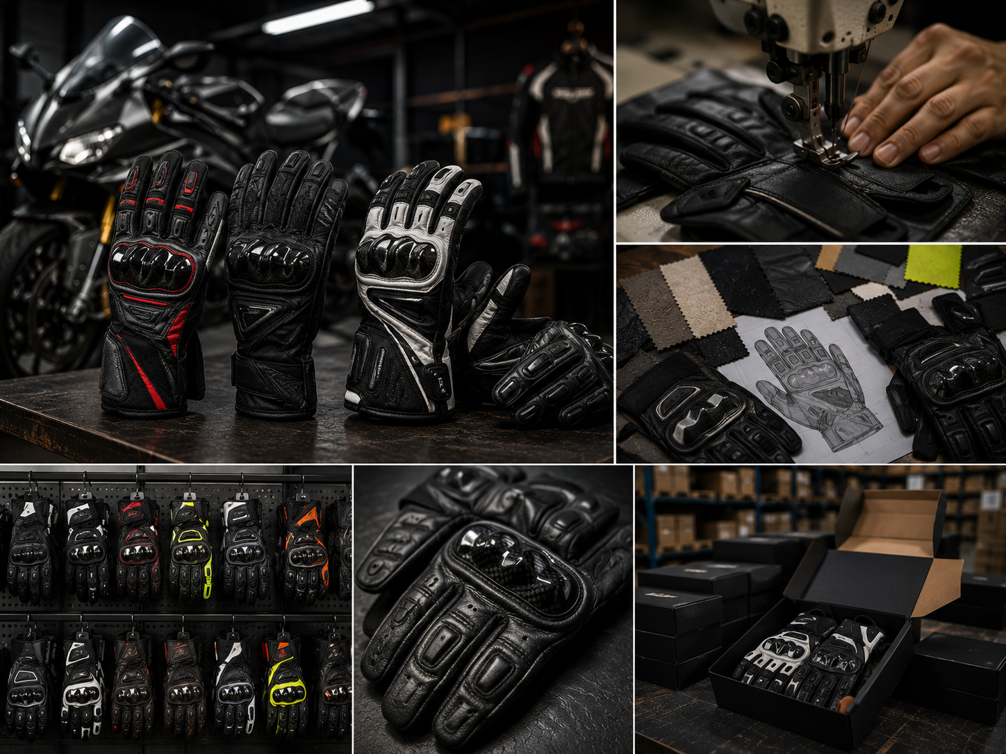 motorbike Gloves — custom motorbike gloves manufacturer