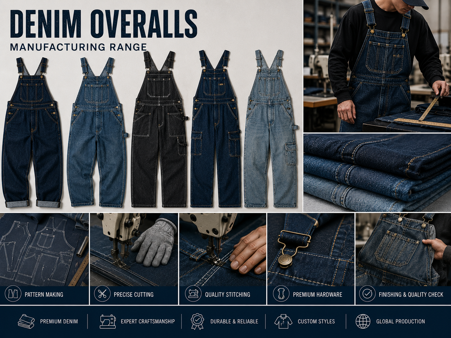 Denim Overalls Manufacturing Process – Custom denim overalls production and wholesale by Eco Jersey