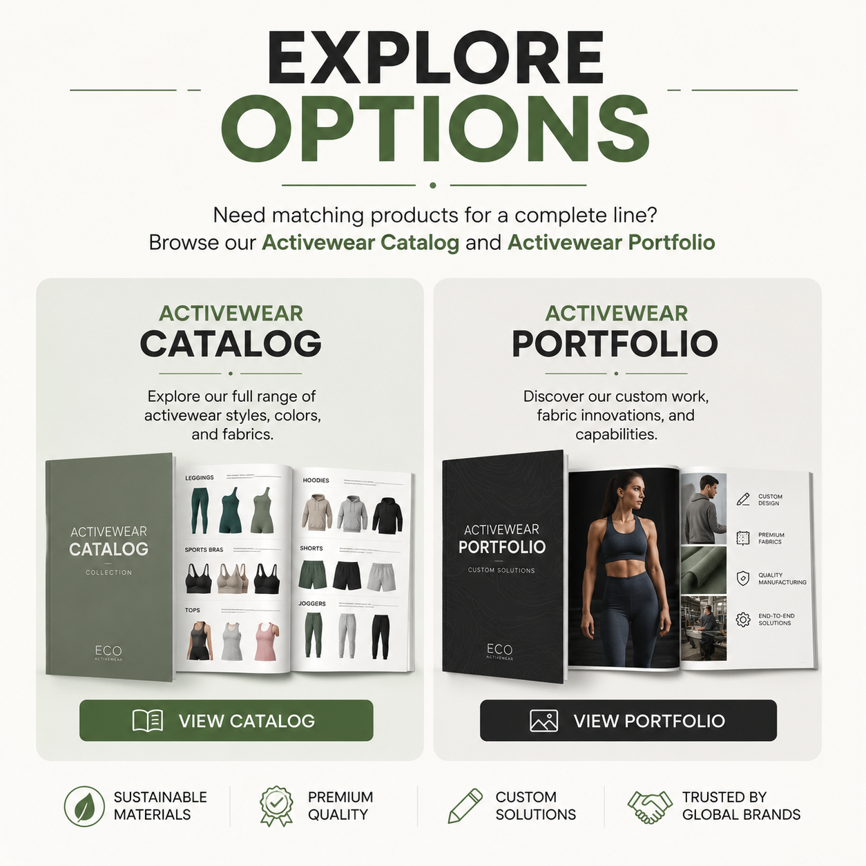 Explore our activewear hoodie catalog and portfolio 2 – B2B custom hoodie and sweatshirt styles by Eco Jersey