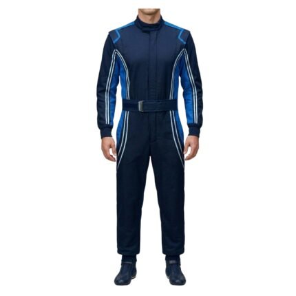 Model wearing F1 Fireproof Racing Suit