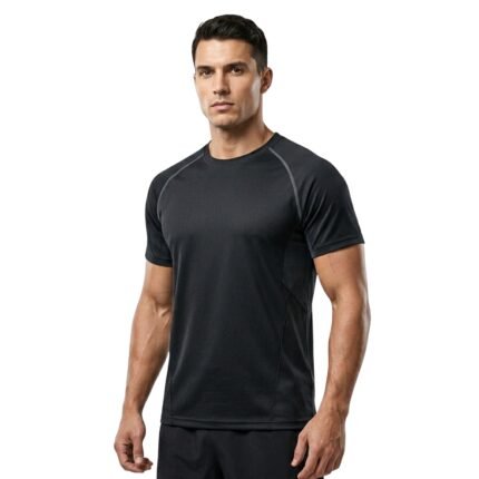 Model wearing F1 Racing T-Shirt