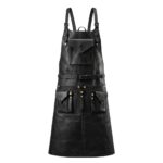 Full Grain Leather Aprons | Durable Work Apron with Canvas - Image 6