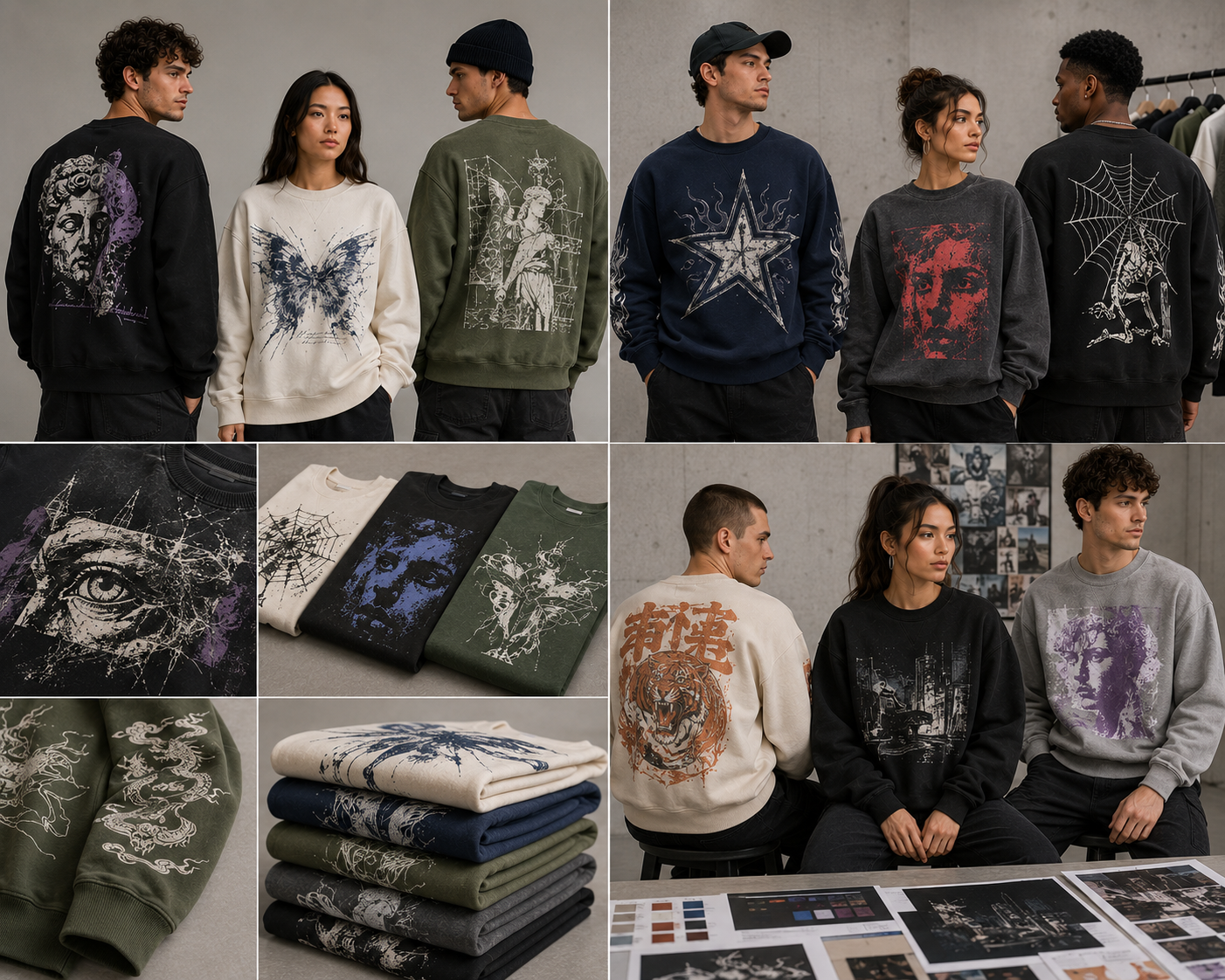 Graphics Sweatshirt Manufacturer – Custom graphics printed sweatshirts wholesale by Eco Jersey