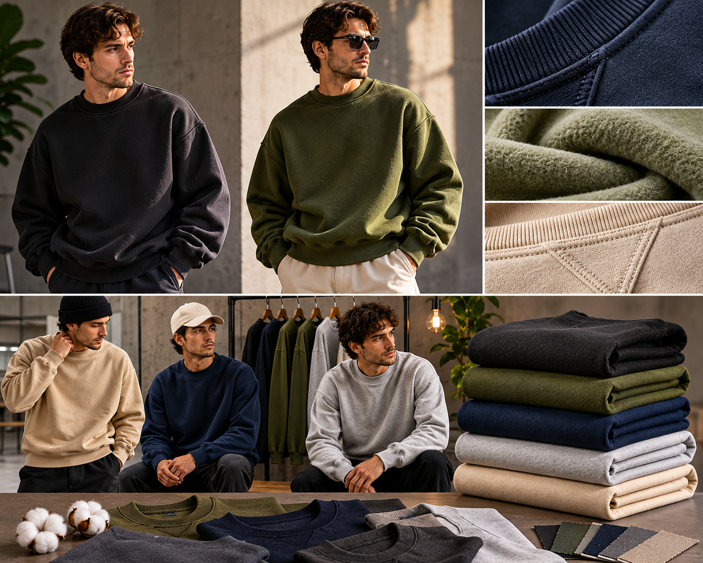 Heavy Weight Sweatshirt Manufacturer – Custom heavyweight sweatshirts wholesale by Eco Jersey