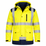 High Visible waterproof jacket-yellow colored