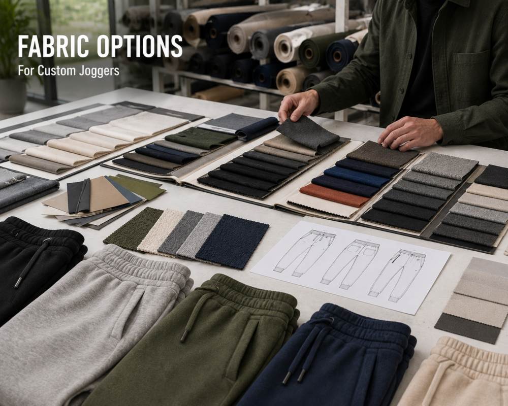 Joggers Fabric Options – Premium fabric choices for custom joggers by Eco Jersey