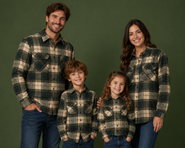 Kids and Adult Flannel Shirts Manufacturer – Custom flannel shirts for all ages wholesale by Eco Jersey