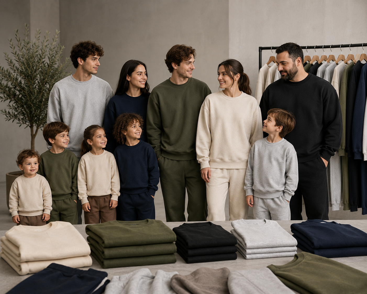Kids and Adults Sweatshirts Manufacturer – Custom sweatshirts for all ages wholesale by Eco Jersey