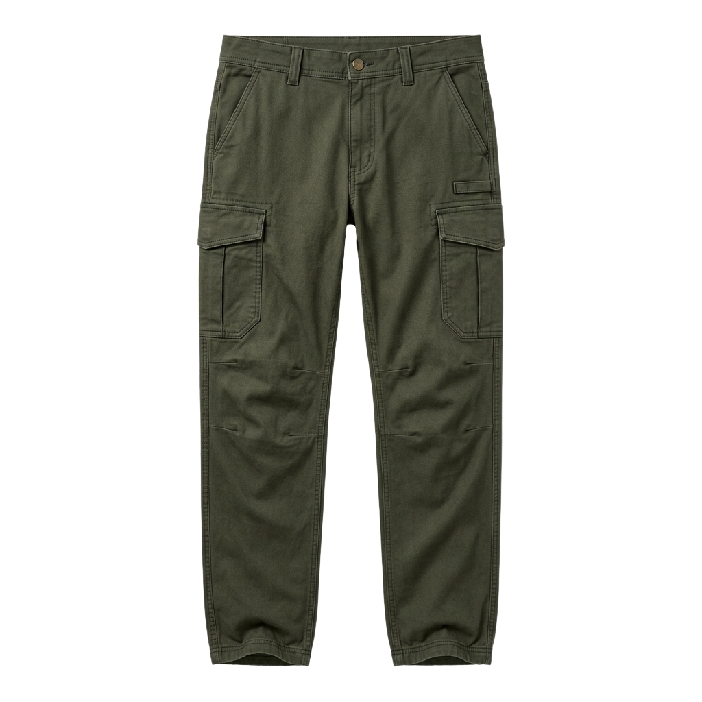 Mens Cargo Pants Mens Cargo Pants | Stylish Relaxed Fit Stretch Twill - Image 1