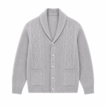 Mens knitted cardigan
