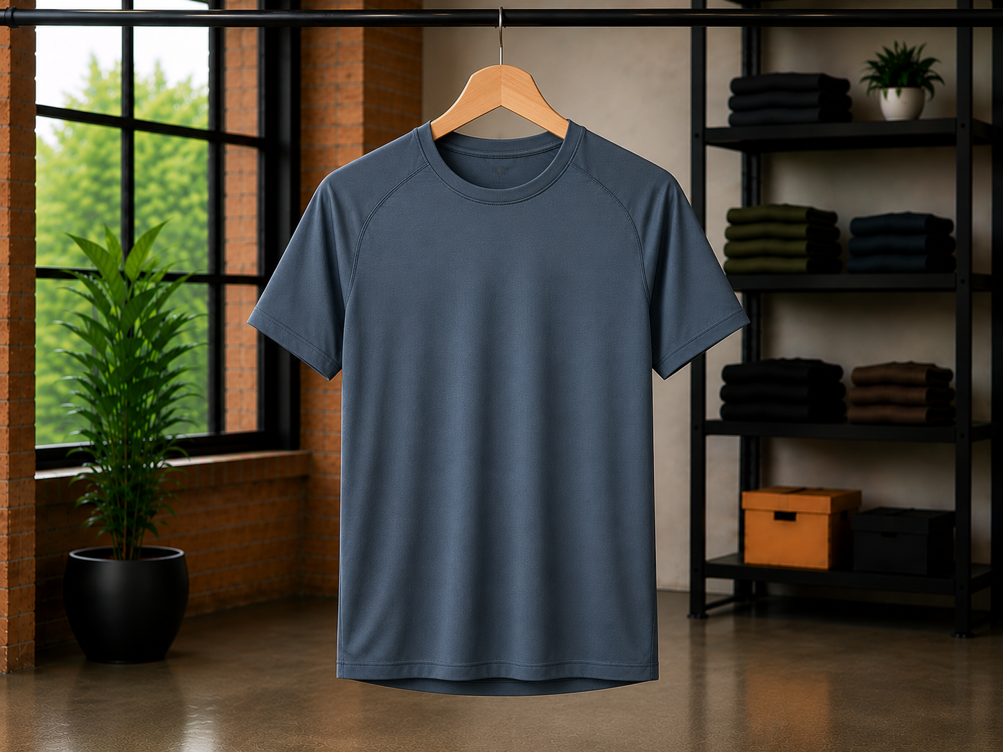 Moisture-wicking performance tees for sports and outdoor activities, quick-dry fabric for active wear