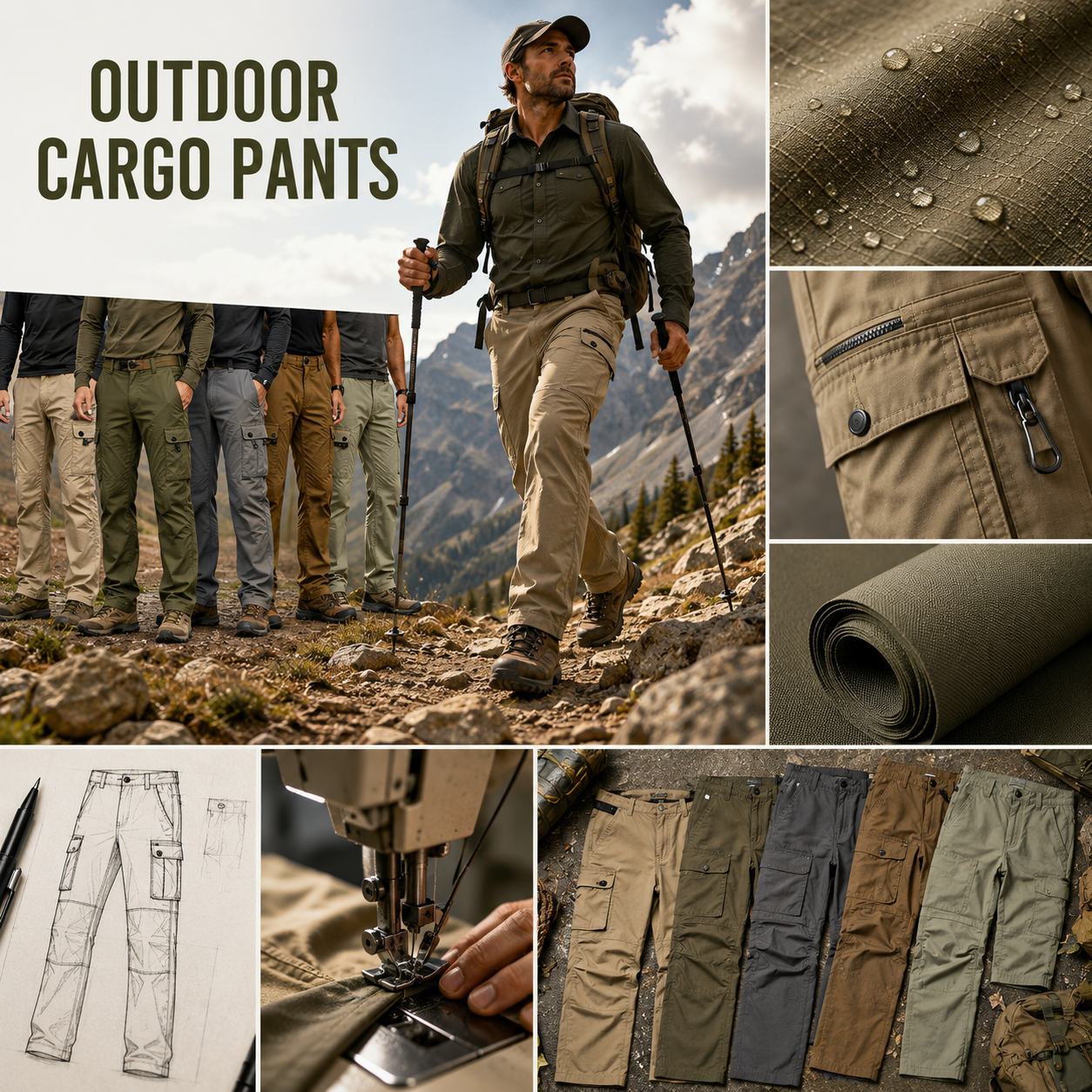 Custom outdoor cargo pants manufacturer - wholesale B2B production of tactical and outdoor trousers
