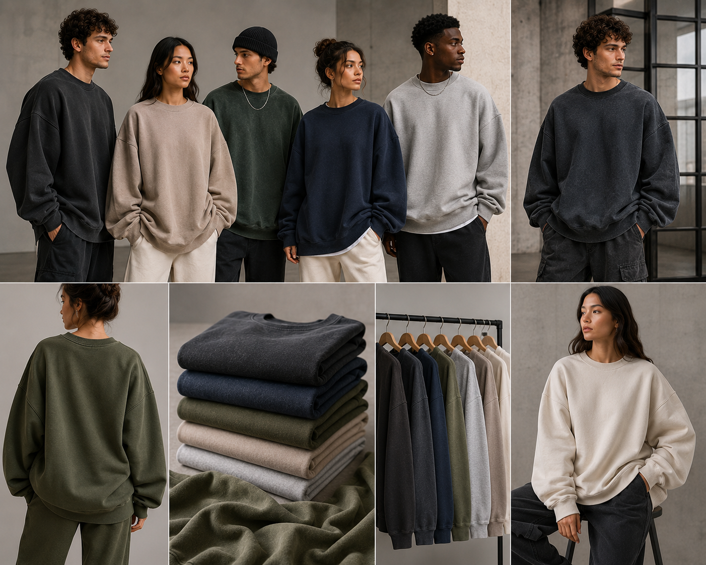 Oversized Sweatshirt Manufacturer – Custom oversized sweatshirts wholesale by Eco Jersey