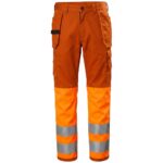 Pants for Construction Wear in Orange