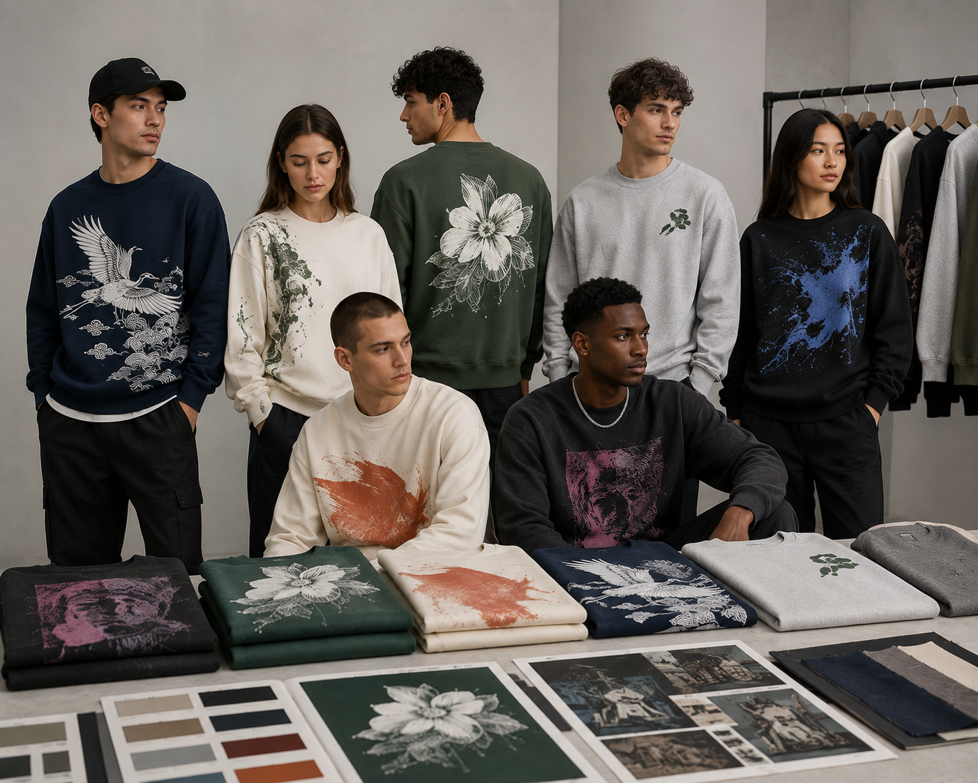 Printed Sweatshirt Manufacturer – Custom printed sweatshirts wholesale by Eco Jersey