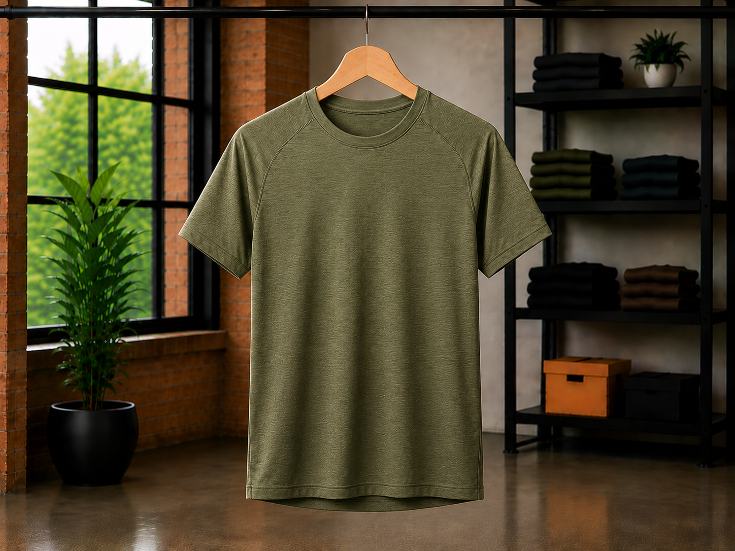 Recycled technical tees made from eco-friendly materials, sustainable outdoor apparel manufacturer