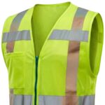 Safety Vest for Construction Wear — close-up detail