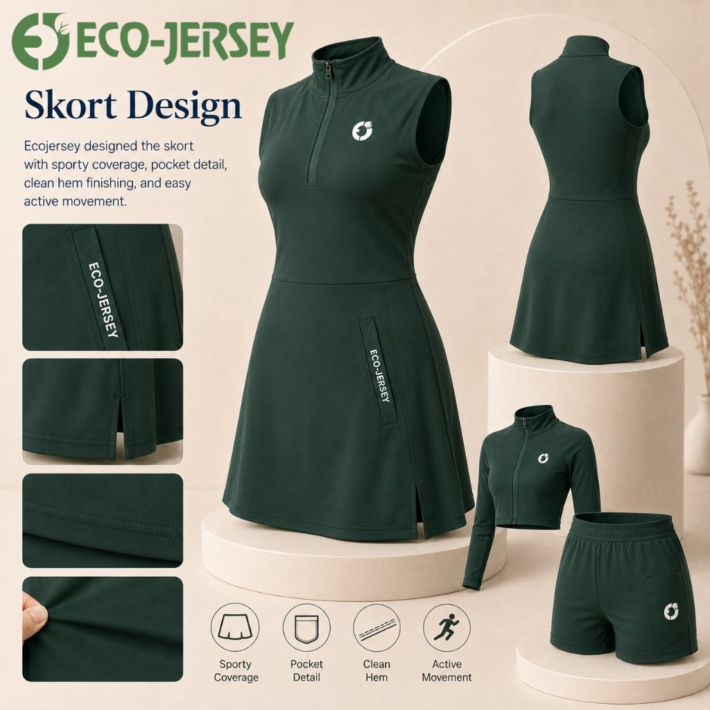 Women’s 3-Piece Sports Pivot Dress Set — skort design