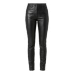 Slim Fit Leather Pants | Stylish Stretch Faux Leather Bottoms