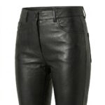 Slim Fit Leather Pants | Stylish Stretch Faux Leather Bottoms - Image 5