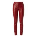 Slim Fit Leather Pants | Stylish Stretch Faux Leather Bottoms - Image 6