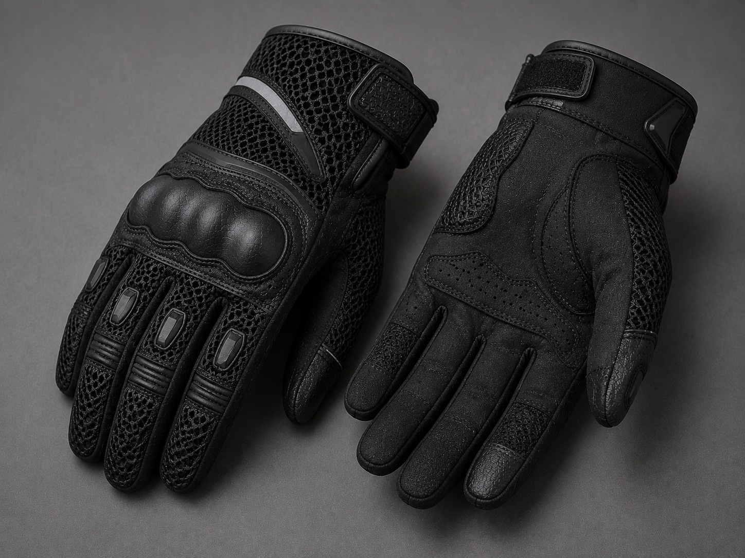 Mesh fabric texture of motorbike Gloves