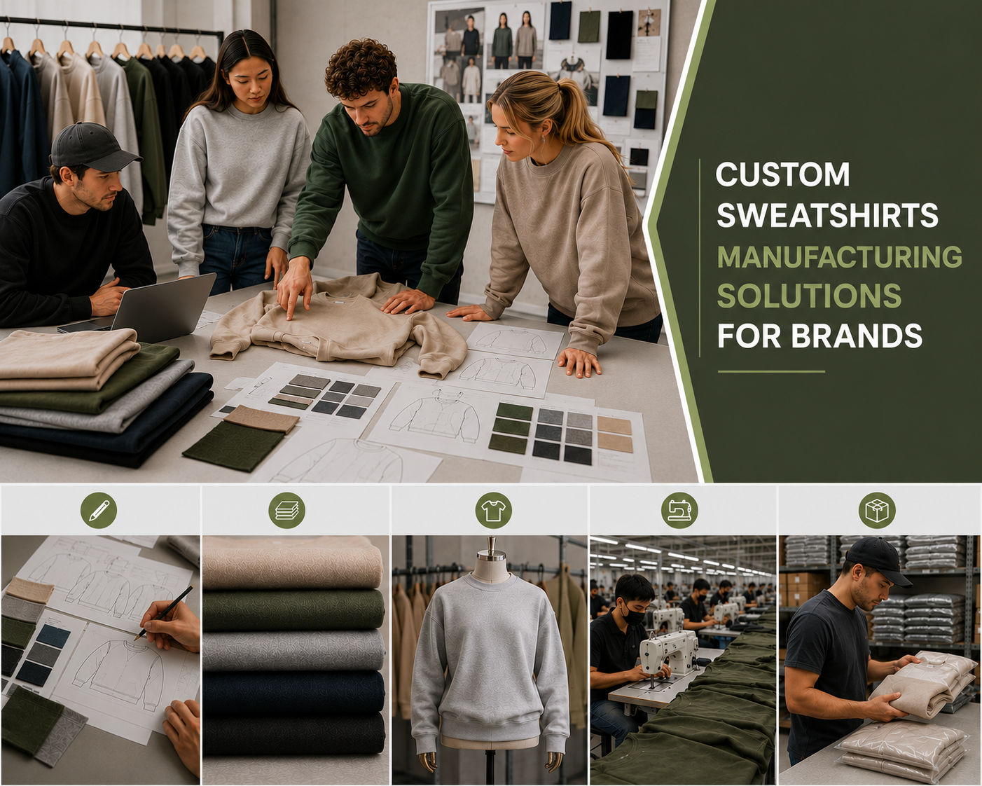 Sweatshirt Manufacturing Solutions – Custom wholesale sweatshirt manufacturing by Eco Jersey