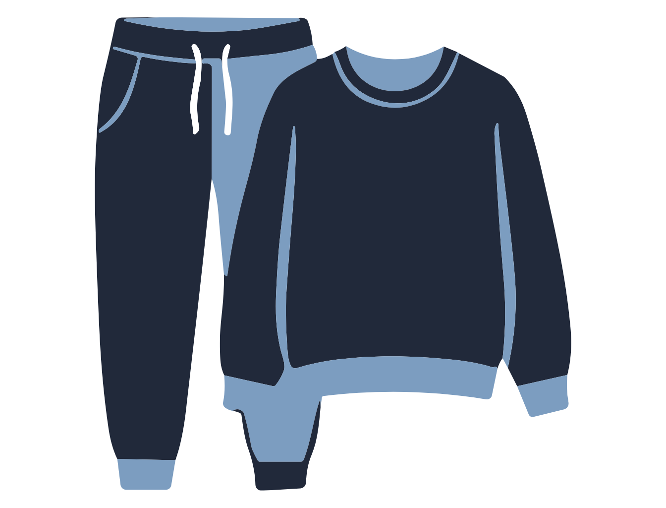 Custom sports tracksuit design 1 - jacket and jogger pants set