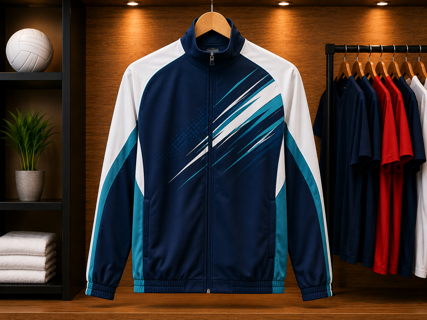 Volleyball — volleyball warm-up jacket​