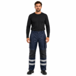 Waterproof workwear pants-model front view
