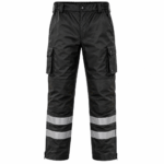 Waterproof workwear pants-soled black colored