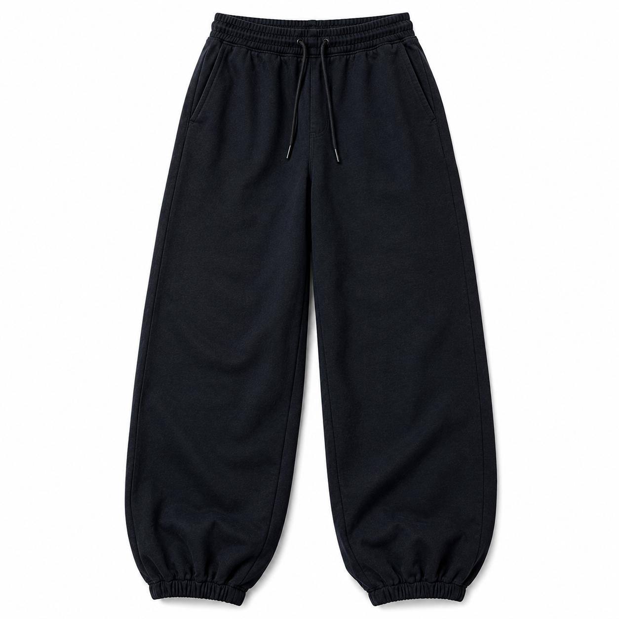 Wide-leg jogger pants custom activewear manufactured by Eco Jersey