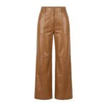 Wide Leg Leather Pants | Stylish High Waist Faux Leather Bottoms - Image 6