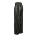Wide Leg Leather Pants | Stylish High Waist Faux Leather Bottoms - Image 4