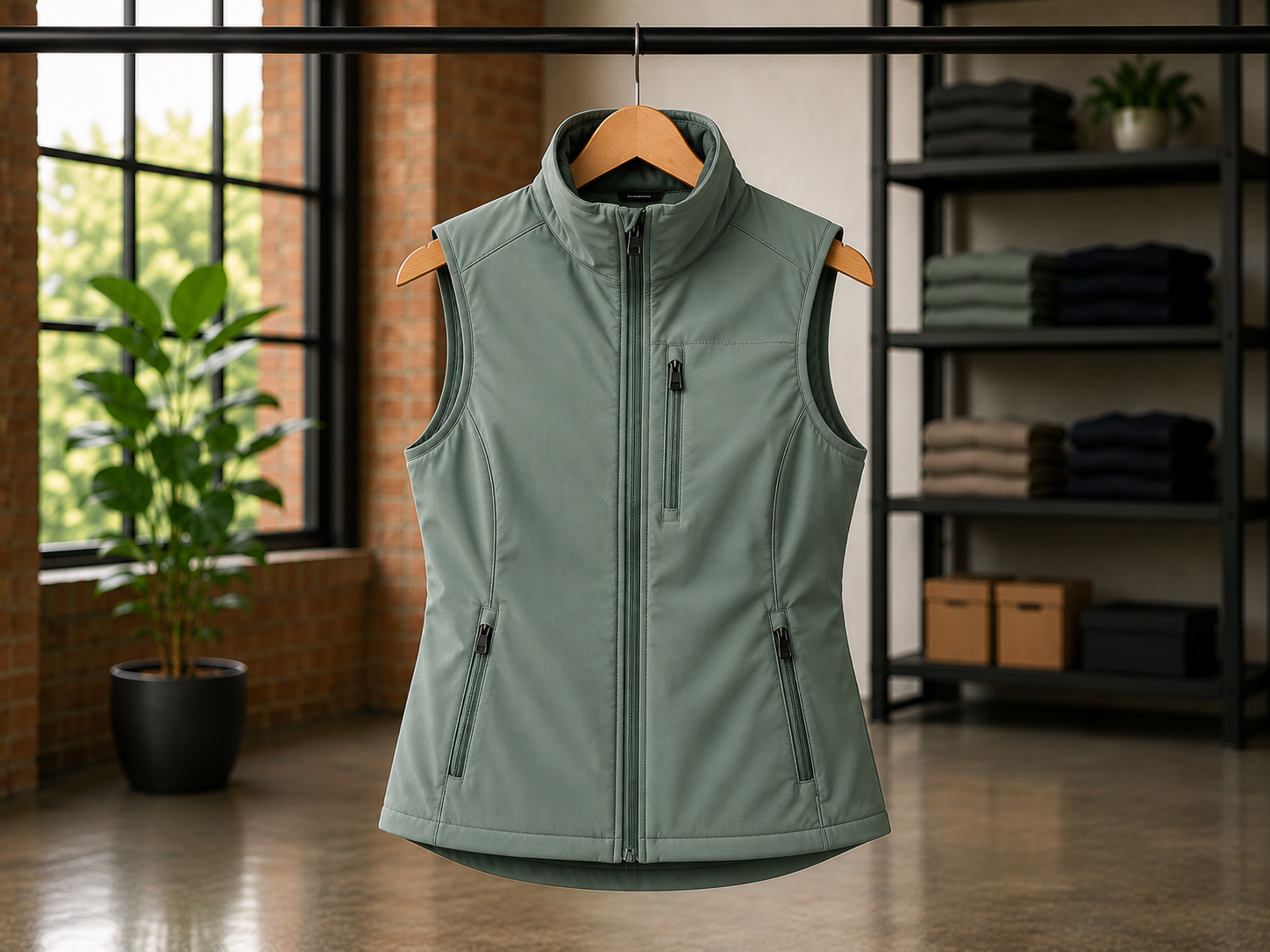 Women's outdoor vests for hiking, camping, and active sports with lightweight insulation and functional design
