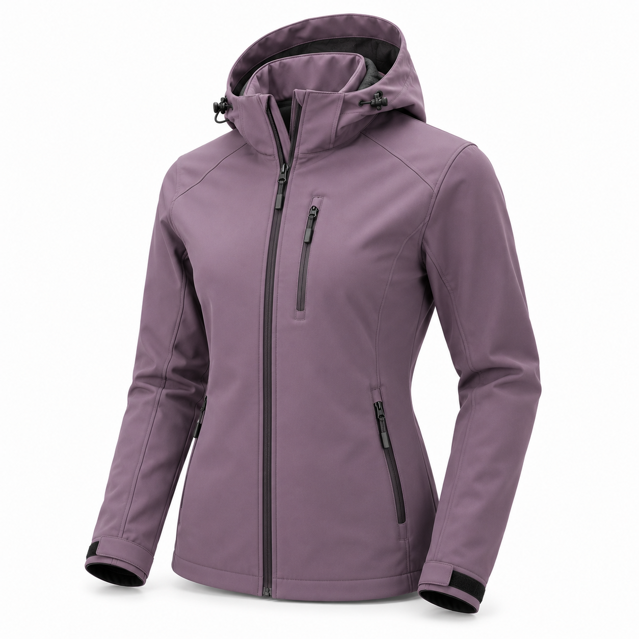 Women's softshell jackets with weather-resistant outer layer and comfortable fit for hiking and outdoor activities