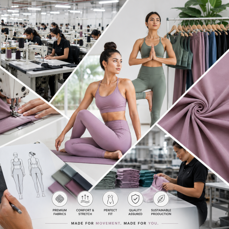 Yoga Apparel production