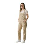 Black Denim Overalls | Comfortable Versatile Barrel Leg Bib Pants - Image 6