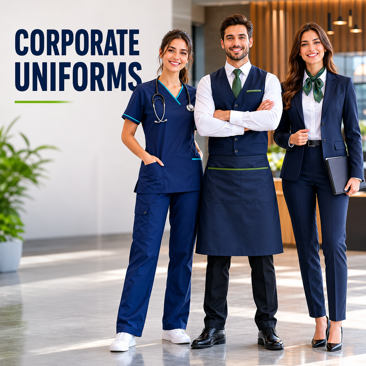Corporate Uniforms — coordinated corporate uniforms