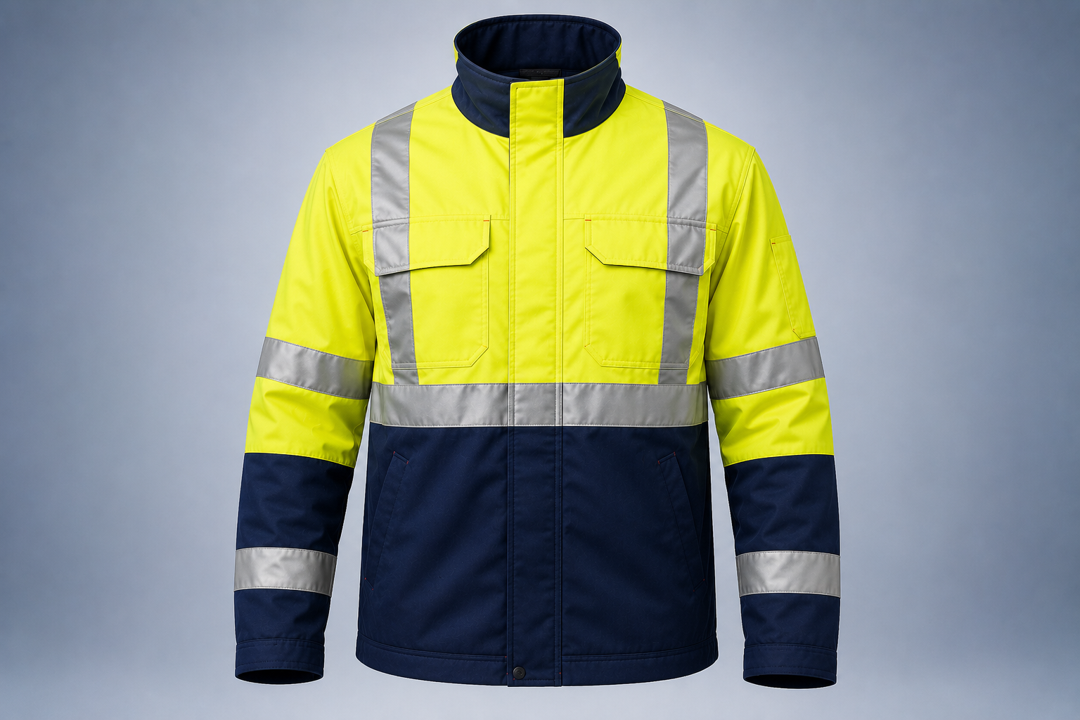 Flame Resistant Workwear — hi-vis flame-resistant jacket