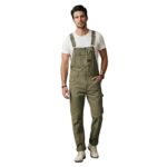 Mens Denim Overalls | Heavy Duty Work Bibs with Pockets - Image 6