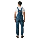 Mens Denim Overalls | Heavy Duty Work Bibs with Pockets - Image 2