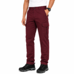 Oil & gas safet pants-maroon colored