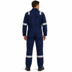Oil & gas safety coveralls-model back view