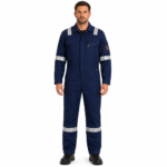 Oil & gas safety coveralls-model front view